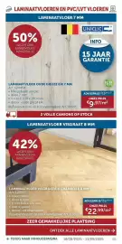 Zelfbouwmarkt folder Pagina 84: Laminaatvloer oude grijze eik €9,97, Laminaatvloer visgraat eik chambord €22,99