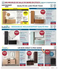 Zelfbouwmarkt folder Pagina 12: Meuble de salle de bains « FAE » €749,99, Meuble de salle de bains viola noyer €289,00