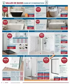 Zelfbouwmarkt folder Pagina 15: Paroi de baignoire unna €289,99, Baignoire agata ovale blanche €799,99