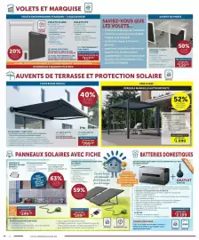 Zelfbouwmarkt folder Pagina 3: Pergola manuelle autoportante €2,00, Store banne heraklion €799,99