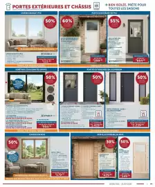 Zelfbouwmarkt folder Pagina 5: Porte extérieure « Evora » €2.239,99, Demi-vitrée gris €664,99