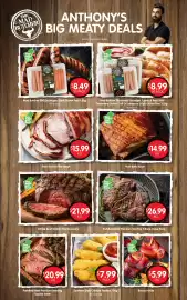 Spudshed catalogue week 34 Page 2: Mad Butcher BBQ Sausages €8,49, Parkfield Beef Premium Yearling Topside Steak €20,99