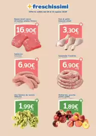 Volantino C+C Italmarket Pagina 4: Fusi di pollo bianchi retail €3,30, Nettarine, pesche pasta gialla €1,89