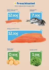 Volantino C+C Italmarket Pagina 5: Filetto di salmone fresco €12,30, Patate sfuse pasta gialla €0,90