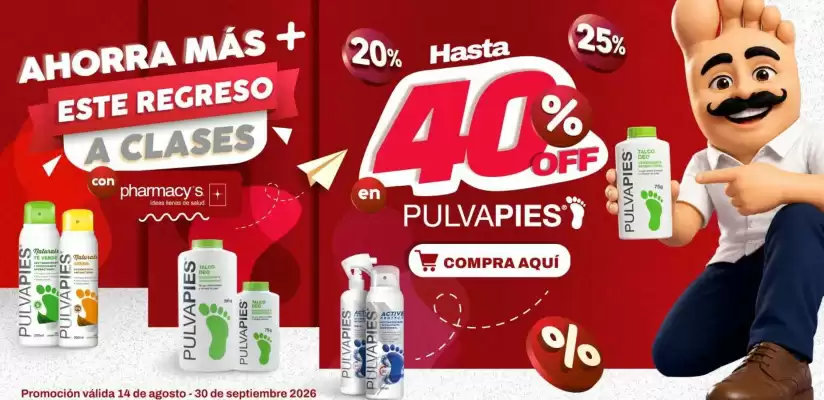 Pharmacy's (válido hasta 2-10)