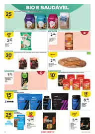 Folheto Continente Bom dia semana 34 Página 15: Pão trigo sarraceno bio €2,59, Pão de forma s/gluten continente €2,49