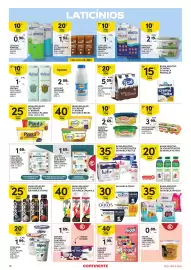 Folheto Continente Bom dia semana 34 Página 16: Iogurtes kéfir da marca Nestlé, Manteiga magra president €2,69