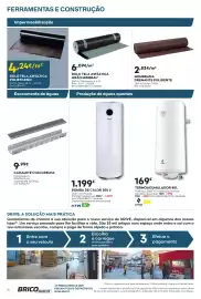 Folheto Bricomarché semana 34 Página 16: Bomba de calor 200 l* htw €1.199,00, Termoacumulador 80l elprom €169,00