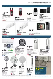 Folheto Bricomarché semana 34 Página 17: Pack 5 2p + t schuko legrand €20,99, Ventoinha de chão kikasa €59,90