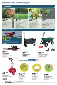 Folheto Bricomarché semana 34 Página 22: Carro de jardim €94,90, Mangueira de jardim espiral kreator €49,99