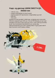 Montér kundeavis uke 34 Side 6: DeWalt kapp- og gjærsag 1400W DWS774-QS 250x62 mm €3.299,00