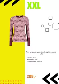 XXL Sport kundeavis uke 34 Side 4: Anna Longsleeve, superundertøy, topp, dame - Lilla €299,00