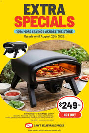 IGA catalogue Page 6: Germanica 14" Gas Pizza Oven €249,00