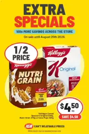 IGA catalogue Page 1: Kellogg's Cereal Special K Original €4,50