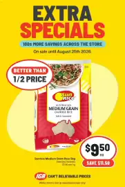 IGA catalogue Page 2: Sunrice Medium Grain Rice €9,50