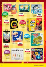 Toyworld catalogue Page 10: Shoot The Moon €14,99, Raptor Race €19,99