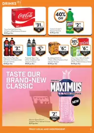 Foodworks catalogue week 34 Page 15: Coca-Cola Soft Drink Cans €31,00, Pepsi Cola or Pepsi Max Soft Drink 2l €3,20