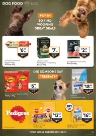 Foodworks catalogue week 34 Page 33: Pedigree Dentastix €16,50, My Dog Wet Food Can €2,50