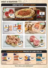 Foodworks catalogue week 34 Page 5: Australian Beef Scotch Fillet Steak €42,99, Family Chef Pork Leg Roast €14,99
