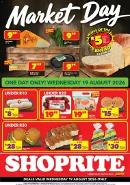 Shoprite catalogue Page 1: Econo Pak Class 1 Pears €30,00, School Buns €28,00