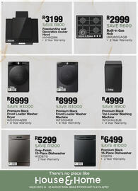 House & Home catalogue Page 2: Grey-Finish 13-Place Dishwasher €5.299,00, Premium Black 15-Place Dishwasher H15DTG €6.499,00