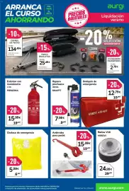 Catálogo Aurgi Página 7: Fergoma extintor con manómetro €15,99, Chaleco de emergencia €5,59
