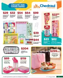 Folleto Chedraui Página 3: Cocina Mía Contenedor unicornio €89,00, Andrómeda Lapicera ParÃs €204,00