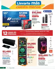 Folleto Chedraui Página 6: Jbl bocina partybox mod. club 120 €10.495,00, Nintendo Switch 2 Consola €10.995,00