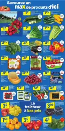 Maxi flyer week 34 Page 4: Aubergine, haricots verts ou jaunes €2,00, COURGETTES VERTES OU JAUNES €1,50