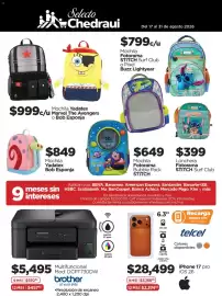 Folleto Chedraui Página 1: Brother multifuncional mod. dcpt730dw €5.495,00