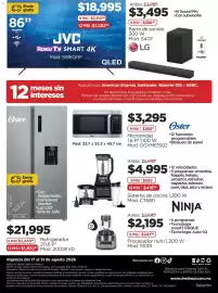 Folleto Chedraui Página 2: Oster Refrigerador €21.995,00, Oster Microondas €3.295,00