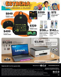Folleto Chedraui Página 16: Zebra CLICKART forest, ocean, boreal o desert €158,00, Lenovo Laptop €11.295,00