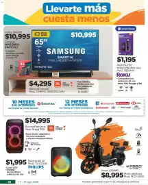 Folleto Chedraui Página 10: Masso Motors Moto eléctrica €8.995,00, Samsung smart 4k €10.995,00