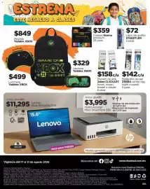 Folleto Chedraui Página 16: Zebra CLICKART forest, ocean, boreal o desert €158,00, Lenovo Laptop €11.295,00