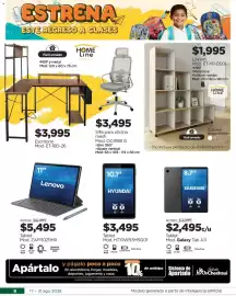 Folleto Chedraui Página 8: Lenovo Tablet €5.495,00, Hyundai Tablet €3.495,00