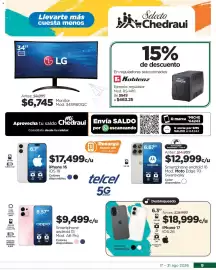 Folleto Chedraui Página 9: LG Monitor €6.745,00, Oppo smartphone android 15 mod. a6 pro €9.499,00
