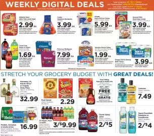 Food 4 Less weekly ad week 34 Page 5: Suave Essentials Shampoo or Conditioner €4,00