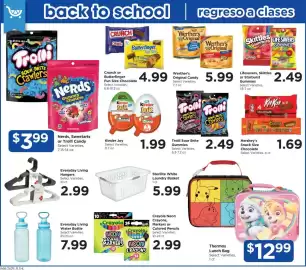 Food 4 Less weekly ad week 34 Page 7: Trolli sour brite gummies €2,49, Werther's Original Candy €5,99