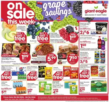 Giant Eagle (valid until 26-08)