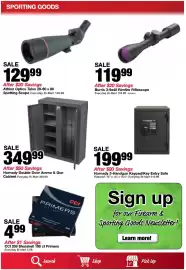 Bi-Mart weekly ad week 34 Page 11: Hornady double door ammo & gun cabinet €349,99