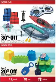Bi-Mart weekly ad week 34 Page 13: American Plastic Toy Inc. Plastic Beach Toys and Kites €14,99