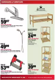 Bi-Mart weekly ad week 34 Page 18: Aquavista shower head with 6 settings €49,99