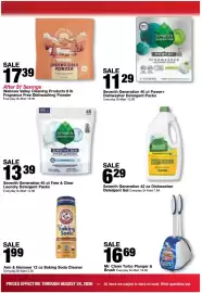 Bi-Mart weekly ad week 34 Page 26: Seventh Generation Free & Clear Laundry Detergent Packs €13,39
