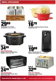 Bi-Mart weekly ad week 34 Page 28: Hamilton Beach 6 qt Digital Slow Cooker €34,99, Better Chef 4-Slice Toaster Oven €24,99