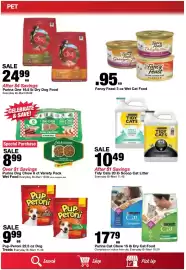 Bi-Mart weekly ad week 34 Page 31: Tidy Cats Scoop Cat Litter €10,49, Purina Dog Chow Variety Pack €8,99