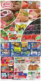 Jewel-Osco weekly ad week 34 Page 1: Chobani Greek or Less Sugar Greek Yogurt €0,88, Stella Artois or Peroni €16,99