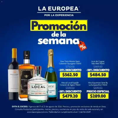 La Europea (válido hasta 23-08)