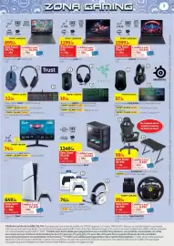 Folheto Auchan Página 3: Rato Gaming Razer Deathadder Essential €19,99, Monitor Gaming AOC 24B36X €74,99
