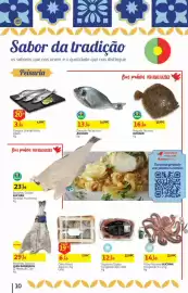 Folheto Auchan Página 10: Pregado Nacional Auchan €16,99, Polvo Nacional Auchan €14,99