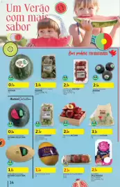 Folheto Auchan Página 14: Melancia Preta Inteira Auchan Collection €0,89, Melão Orange Sweet €1,49